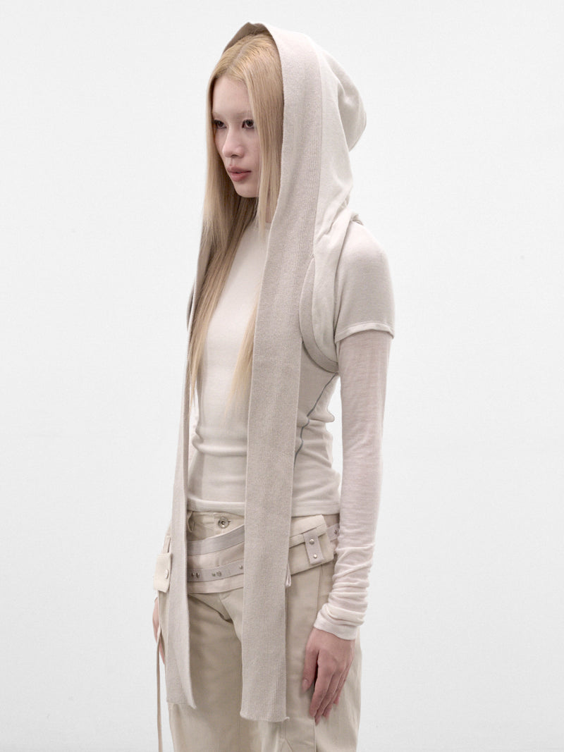 French Gray Layered Hooded Tee (FW26-TS2FG-FRENCH-GREY)