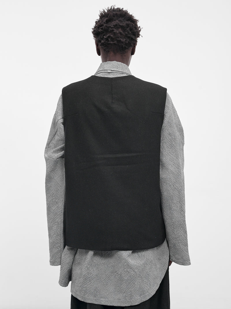 The Gileo Navy Wool Vest (GILEO-NAVY)