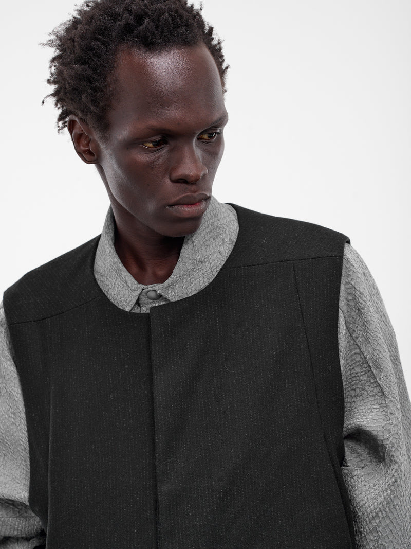 The Gileo Navy Wool Vest (GILEO-NAVY)