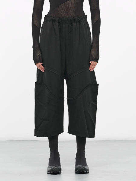 ゆうり BLACK LOOSE SLACKS 2823P スラックス Z Supply Black Soren Linen Pants