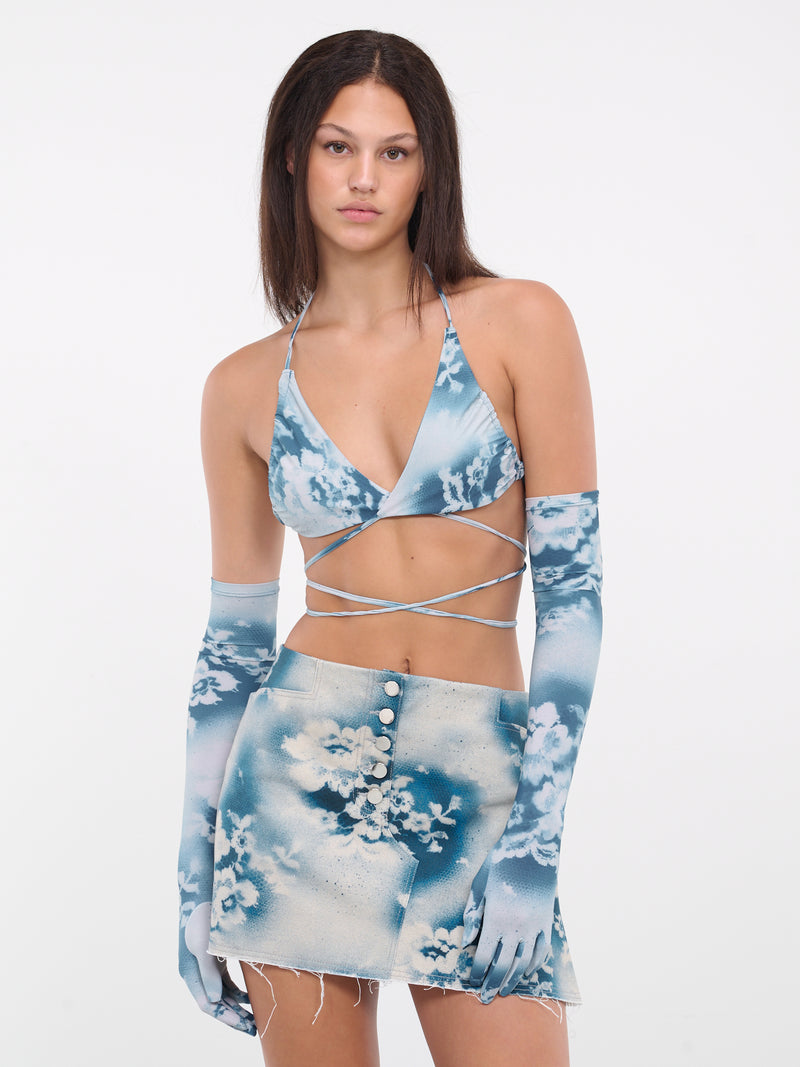 Sprayed Gloves (GL10-1-SPRAYED-LACE-BLUE)