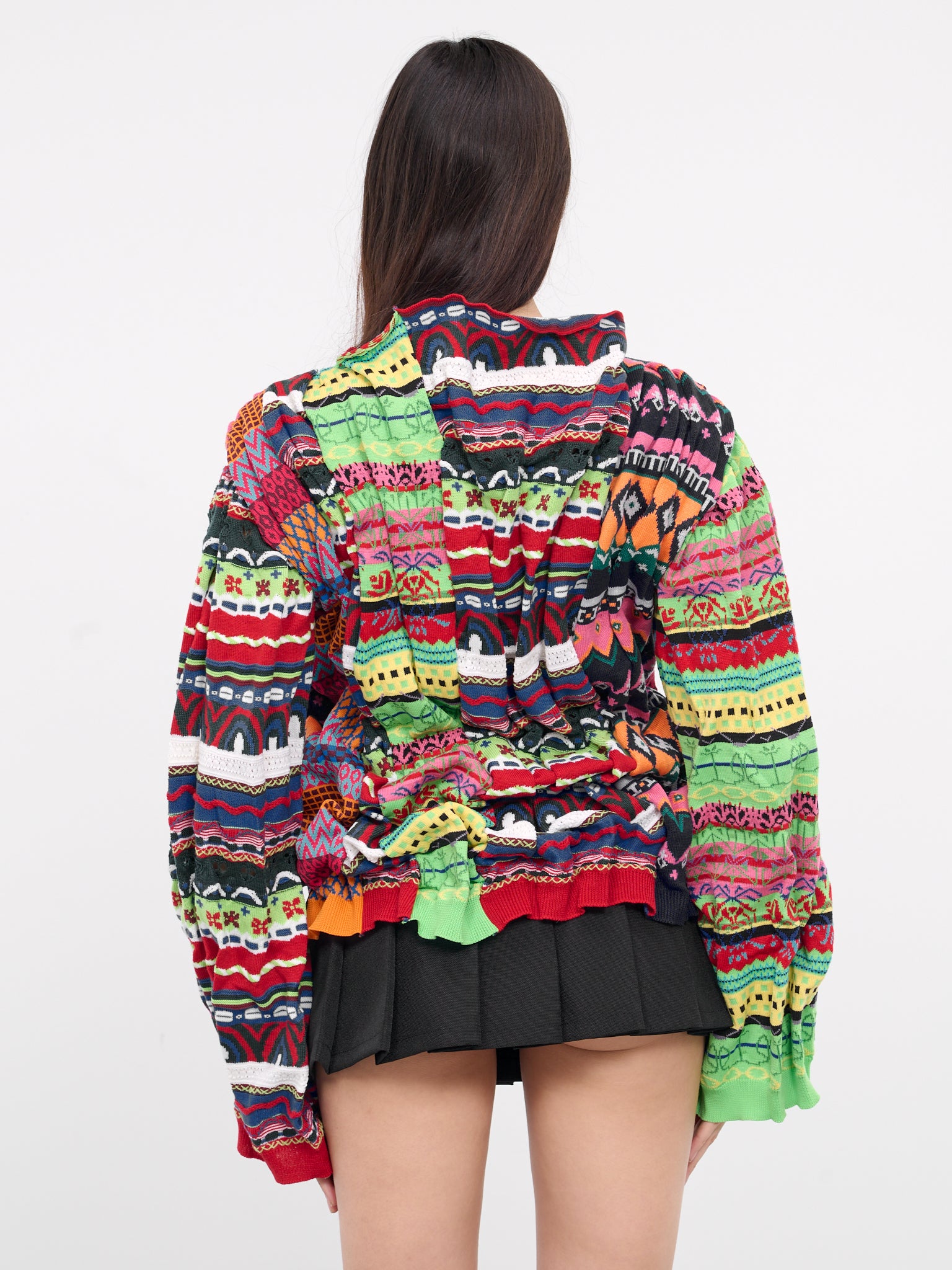 Ruffle Appliqué Multicolor Sweater (GM-N502-051-MULTI)