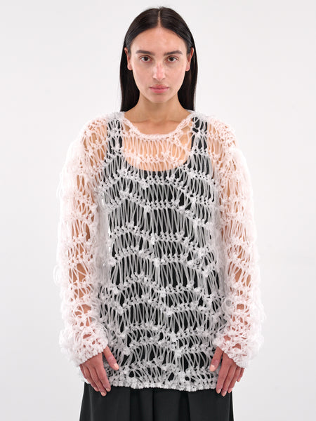 ニット・セーター IONSEOUL (UNISEX) Heets Cross Damage Knit 2YO925_1.jpg?v=1691497755&