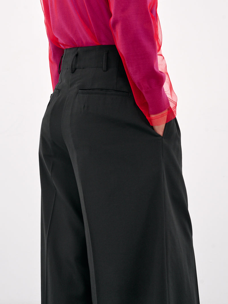 Ultra Wide Leg Trousers (GO-P006-BLACK)