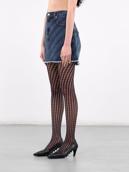 ミニスカート MARNI Women Mini Skirts GOJD0457Q2USCX34 PCB44 BLUE Marni Patch Skirt - Light Blue - Women | GOJD0457Q2USCX34PCB44