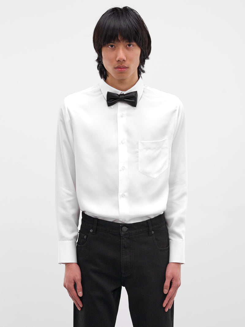 Black Silk Bow Tie (GR09-BLACK)