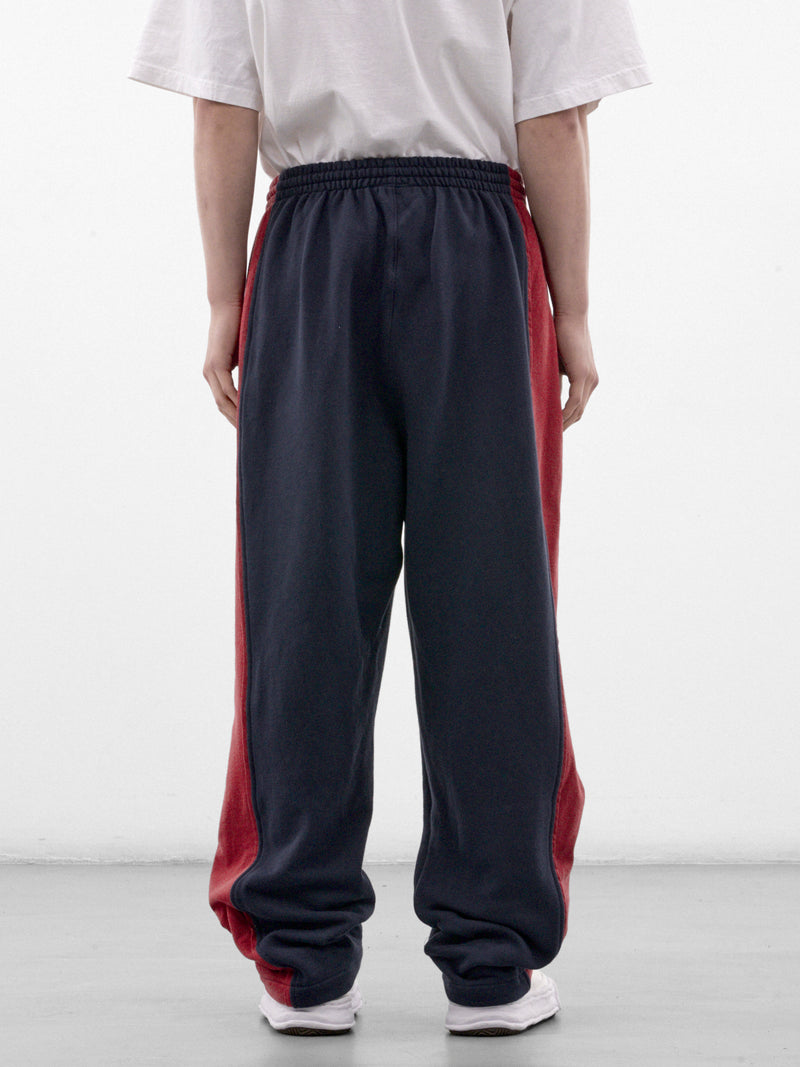 Navy Cotton Striped Sweatpants (GRC-04-009NV-NAVY)