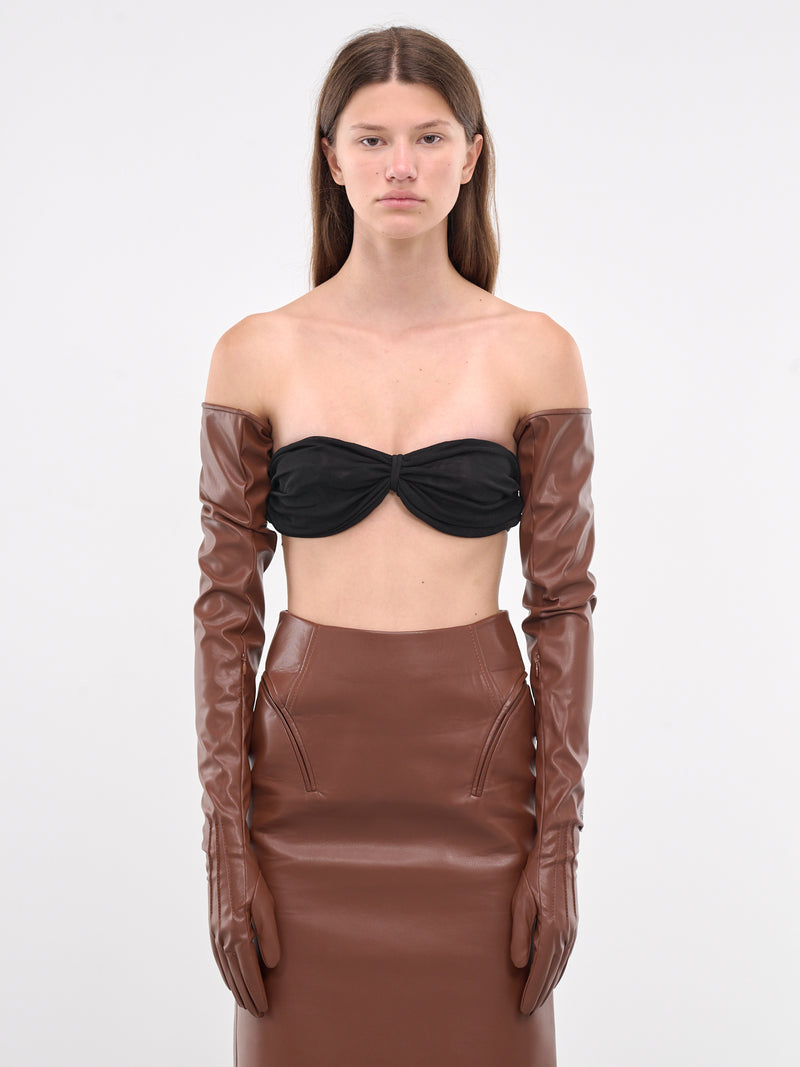 Tie-Up Gloves (GVLBR01-BROWN)