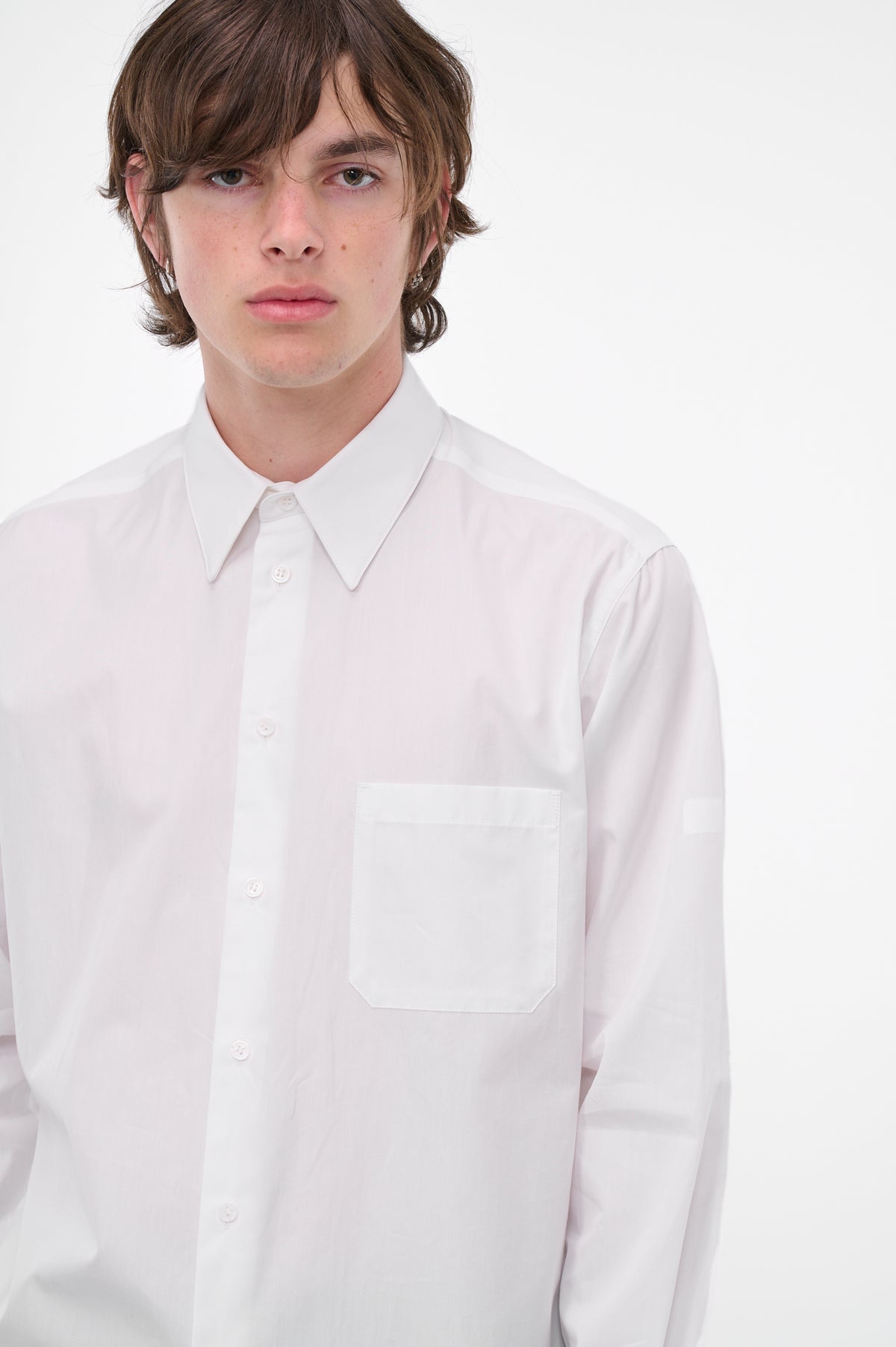 Classic Poplin Shirt (HJ-B83-050-01-WHITE)
