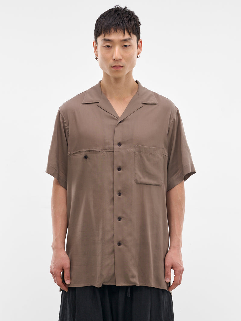 Beige Relaxed Hawaiian Shirt (HK-B09-201-1-BEIGE)