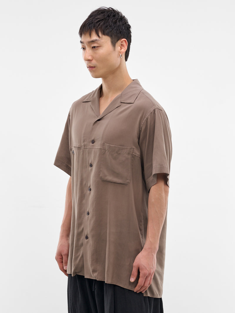 Beige Relaxed Hawaiian Shirt (HK-B09-201-1-BEIGE)