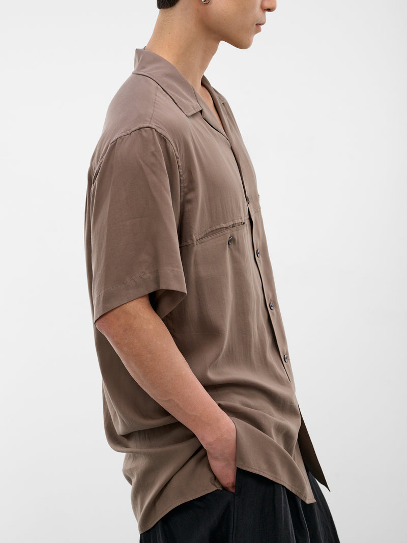 Beige Relaxed Hawaiian Shirt (HK-B09-201-1-BEIGE)