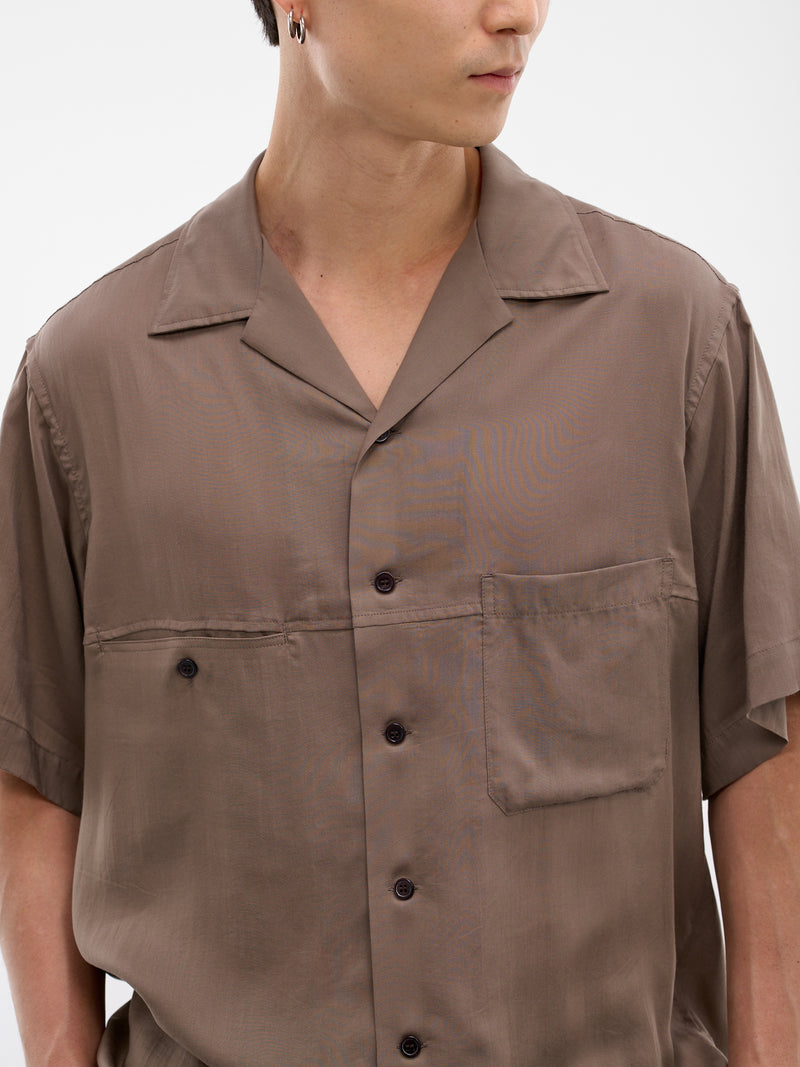 Beige Relaxed Hawaiian Shirt (HK-B09-201-1-BEIGE)