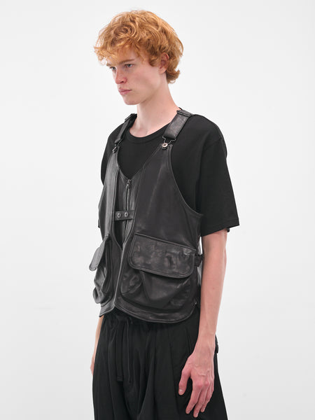 ohga 3way vest 黒　新品未使用 Black Technical Layered Zip Vest (HL-V98-705-BLACK)