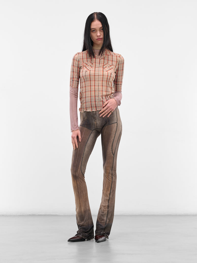 Harley Flannel Print Halcyon Top (HT0HAR-HARLEY)