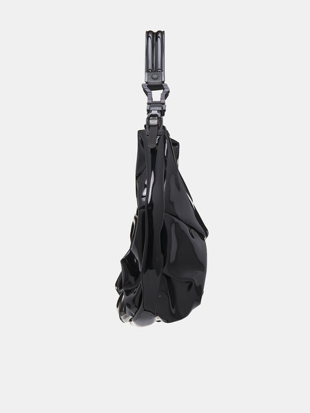ショルダーバッグ・ポシェット RONRON HALF MOON SHOULDER BAG DOT BLACK RR25BBG4570DB THE ROW Half Moon leather shoulder bag | NET-A-PORTER