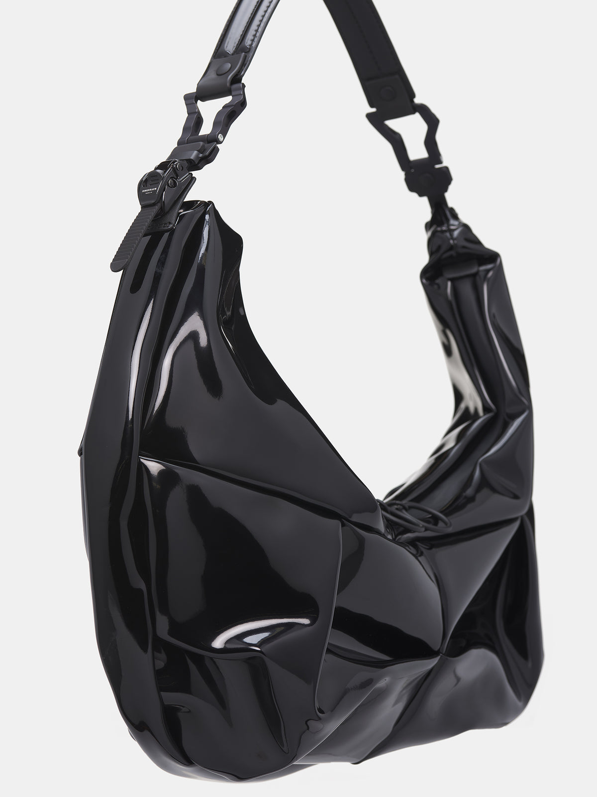 Half Moon Bag (HM03-HAL-MOON-BLACK-VINYLE)