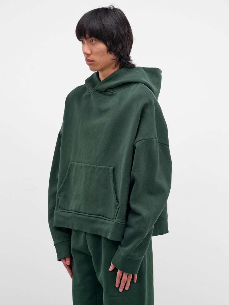 Green Oversized Cotton Hoodie (HO04012-COLLEGE-GREEN)