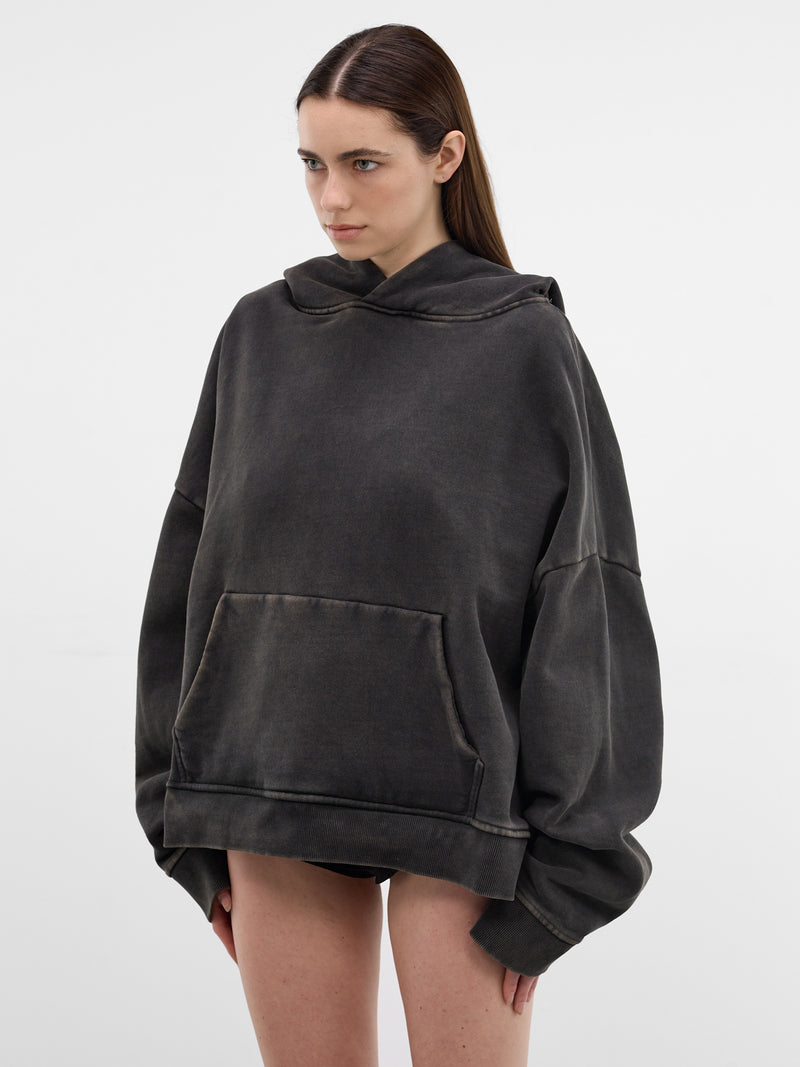 Washed Black Heavy Cotton Hoodie (HO04012-WASHED-BLACK)