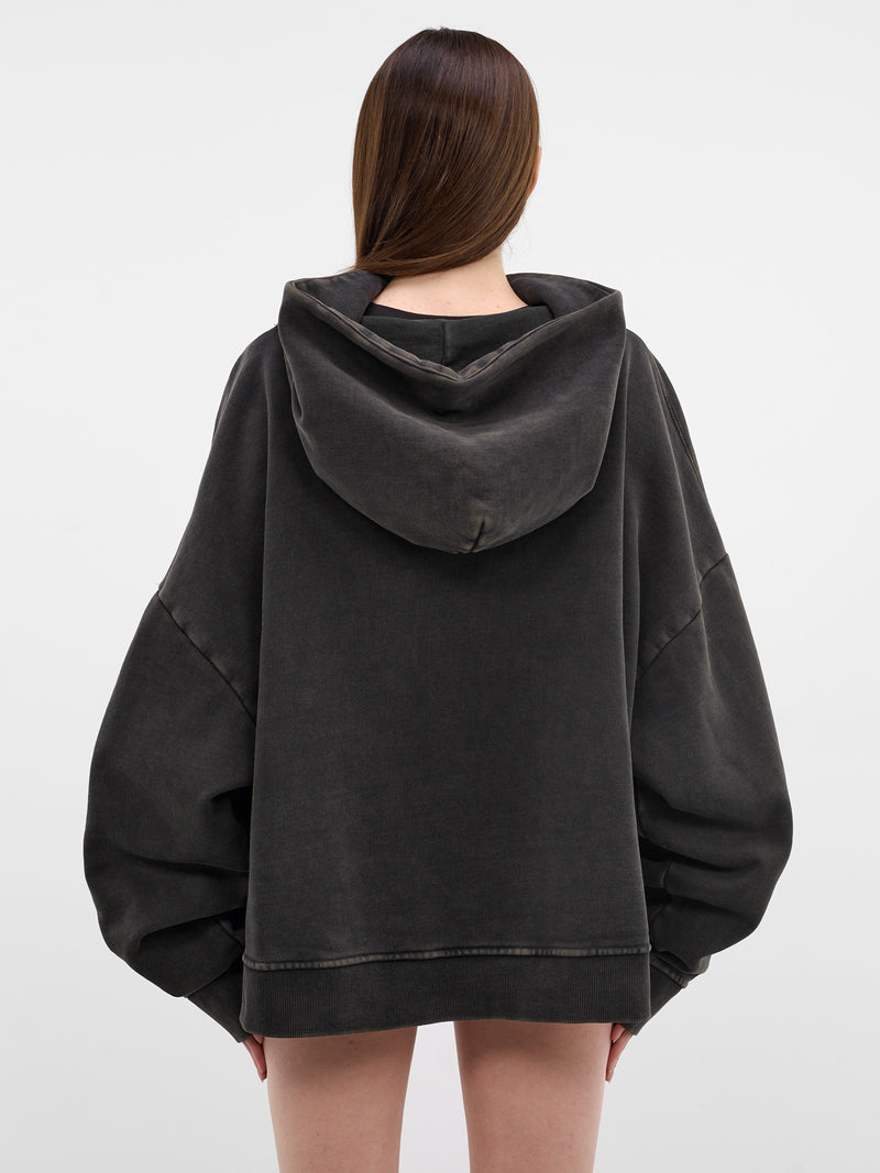 Washed Black Heavy Cotton Hoodie (HO04012-WASHED-BLACK)