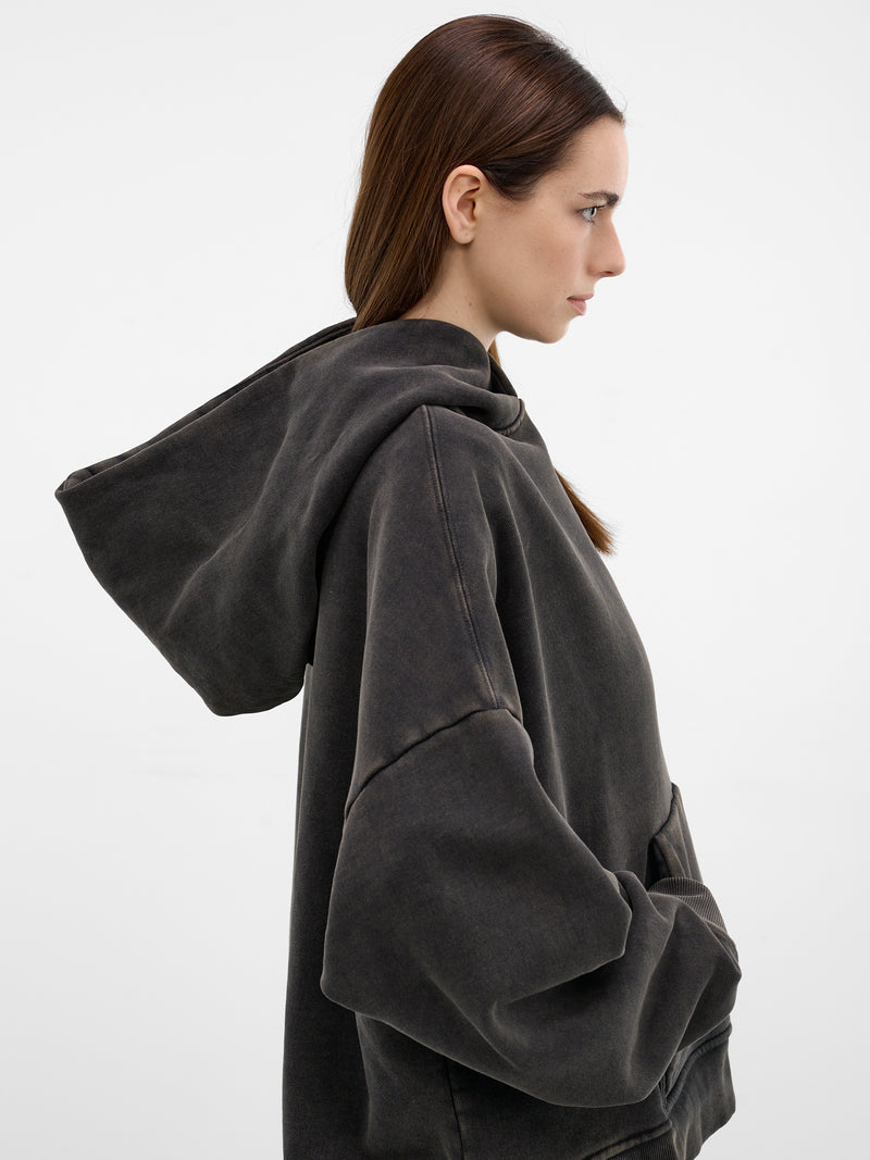 Washed Black Heavy Cotton Hoodie (HO04012-WASHED-BLACK)