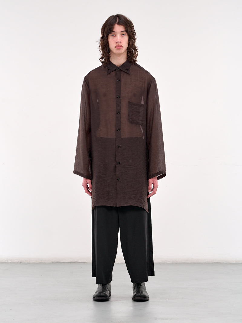 Loop BD Shirt (HP-B21-273-1-BROWN)