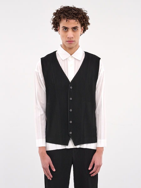 トップス BIBIY. CECILE PLEATS VEST bibiy CECILE PLEATS VEST ベスト グレー（人気ランキング1位
