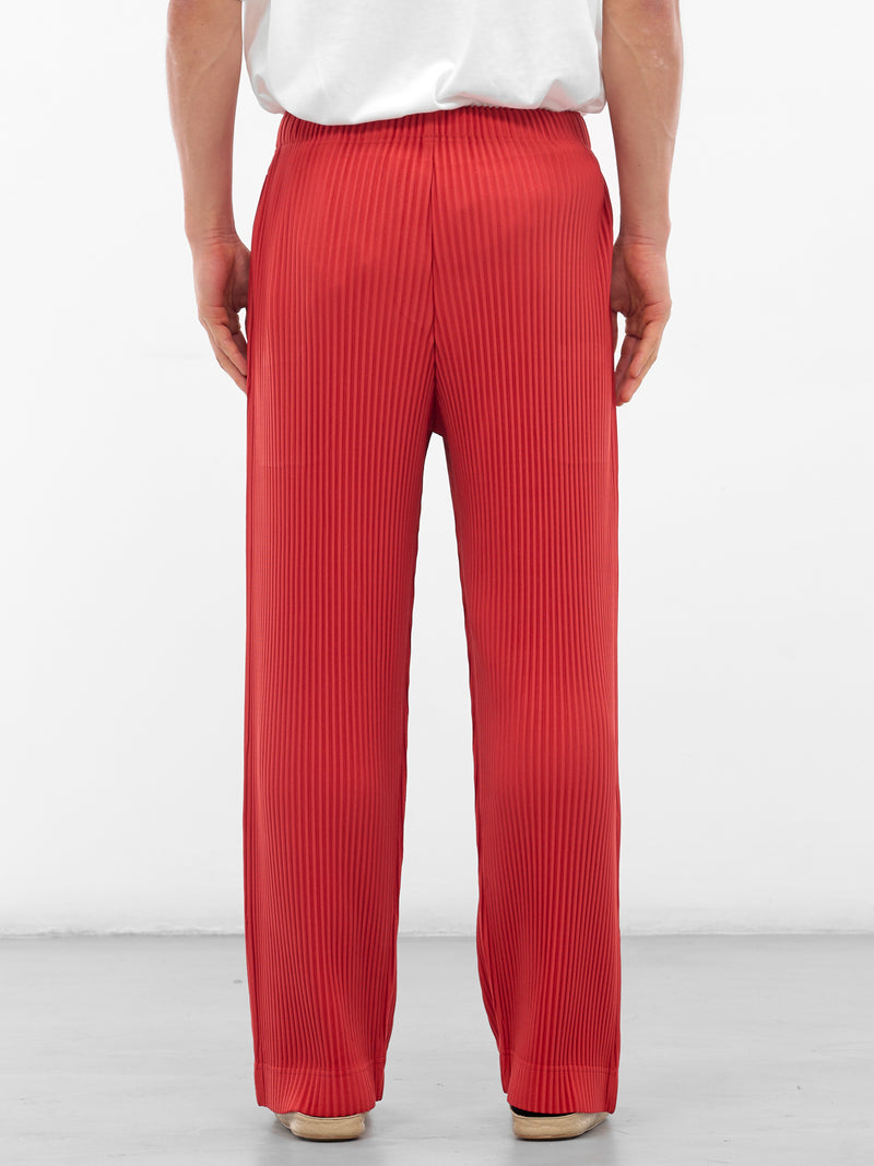 Red Monthly Colors Pleated Trousers (HP58JF094-25-JASPER-RED)