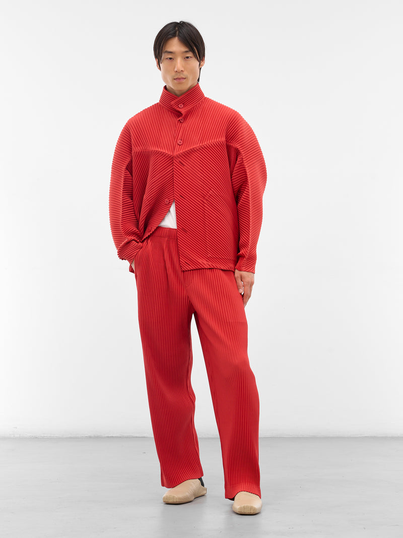 Monthly Colors Pleated Jacket (HP58JC091-25-JASPER-REED)