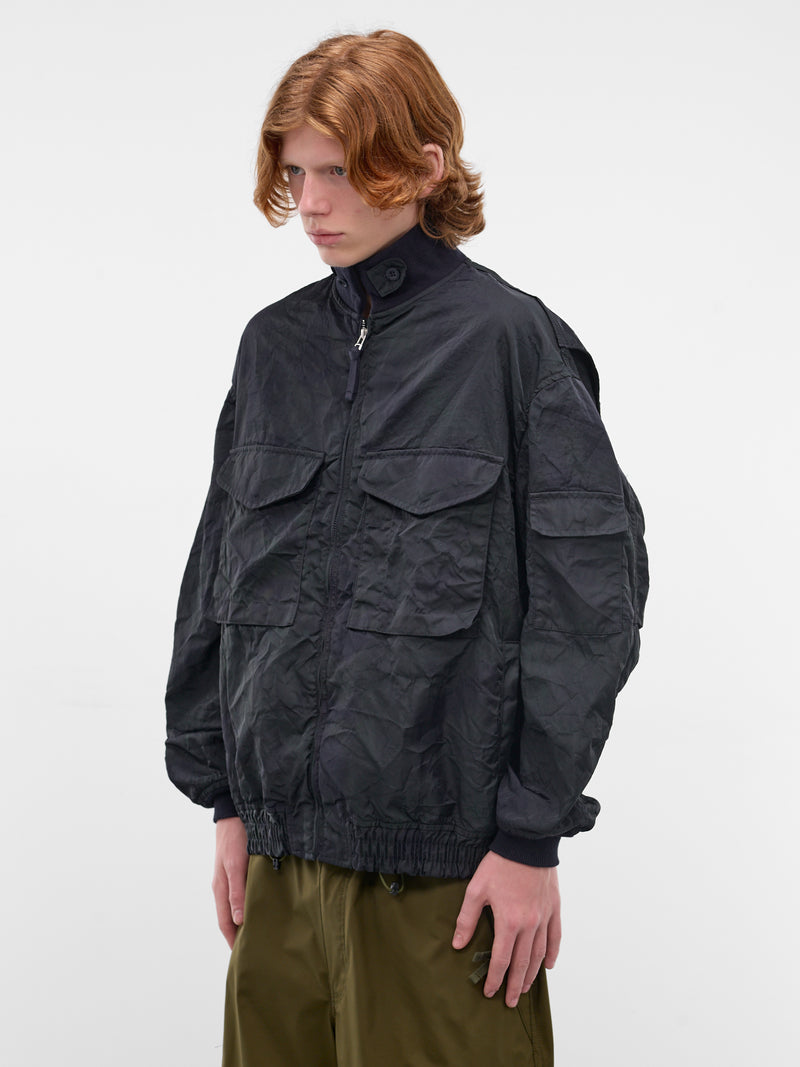 Navy Cargo Bomber Jacket (HQ-J030-S26-NAVY)