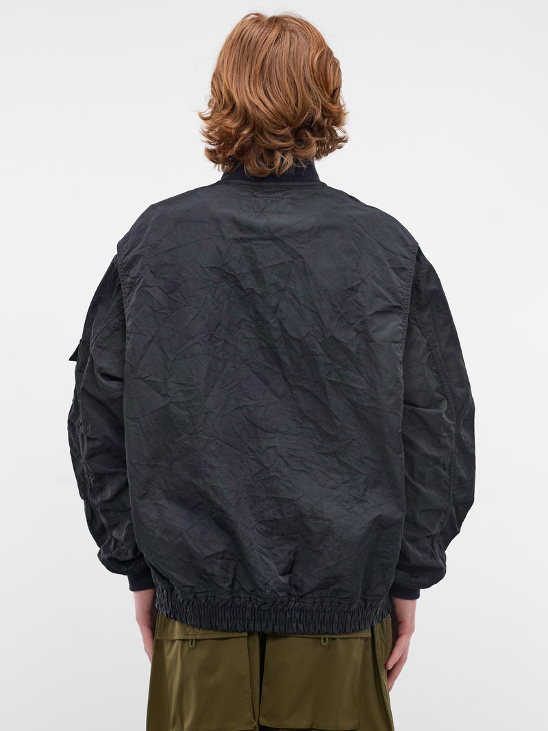 Navy Cargo Bomber Jacket (HQ-J030-S26-NAVY)