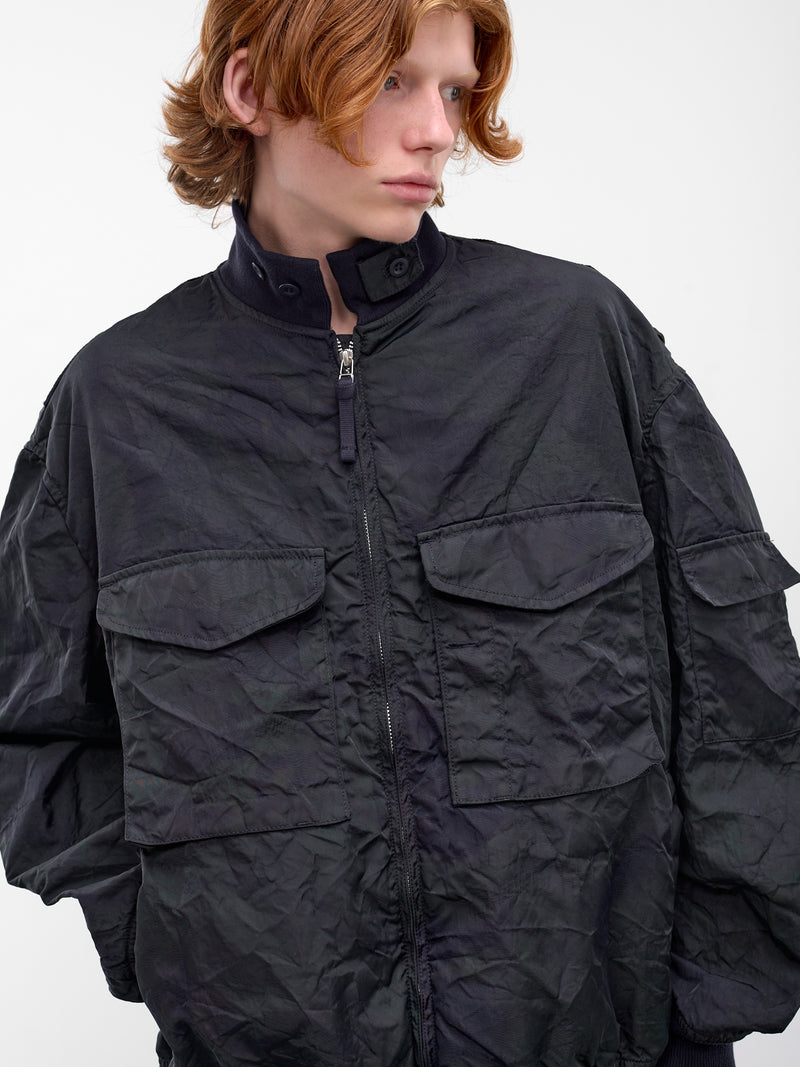 Navy Cargo Bomber Jacket (HQ-J030-S26-NAVY)