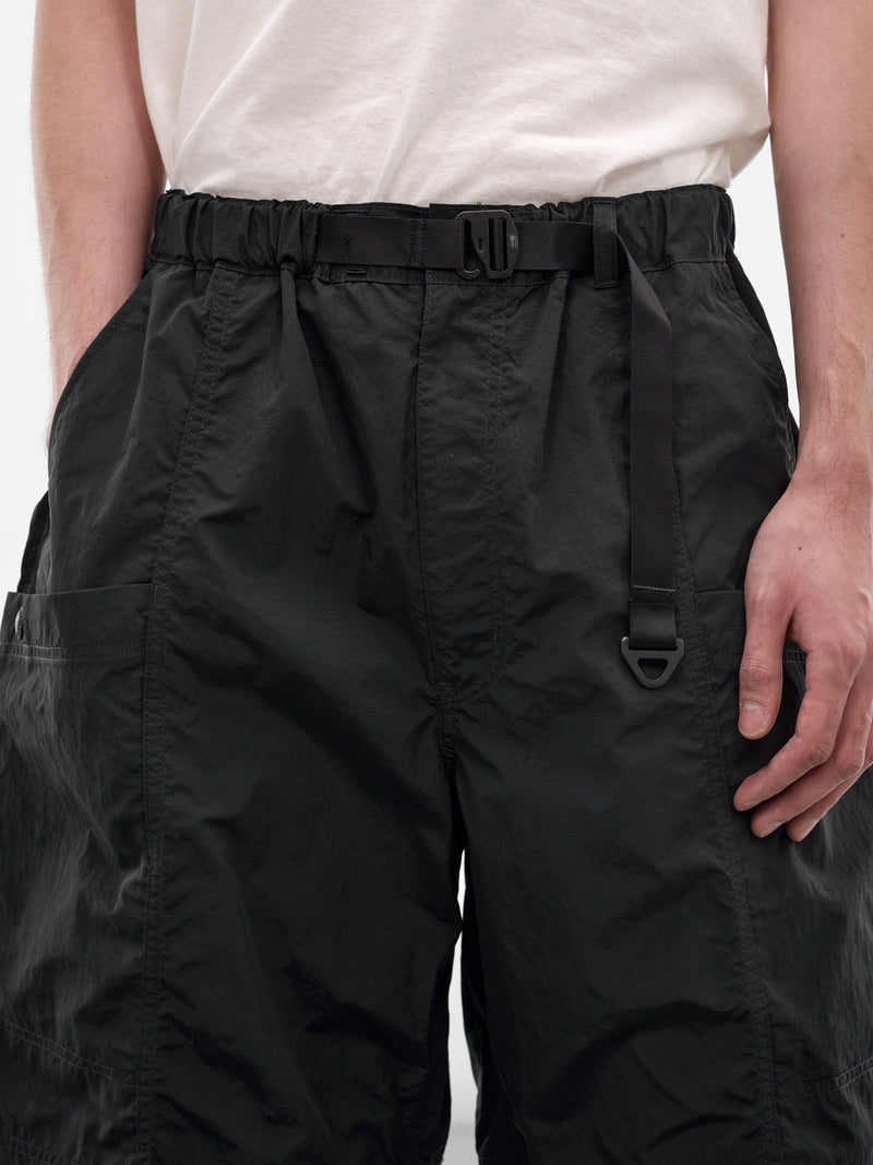 Black Nylon Climbing Shorts (HQ-P034-S26-BLACK)