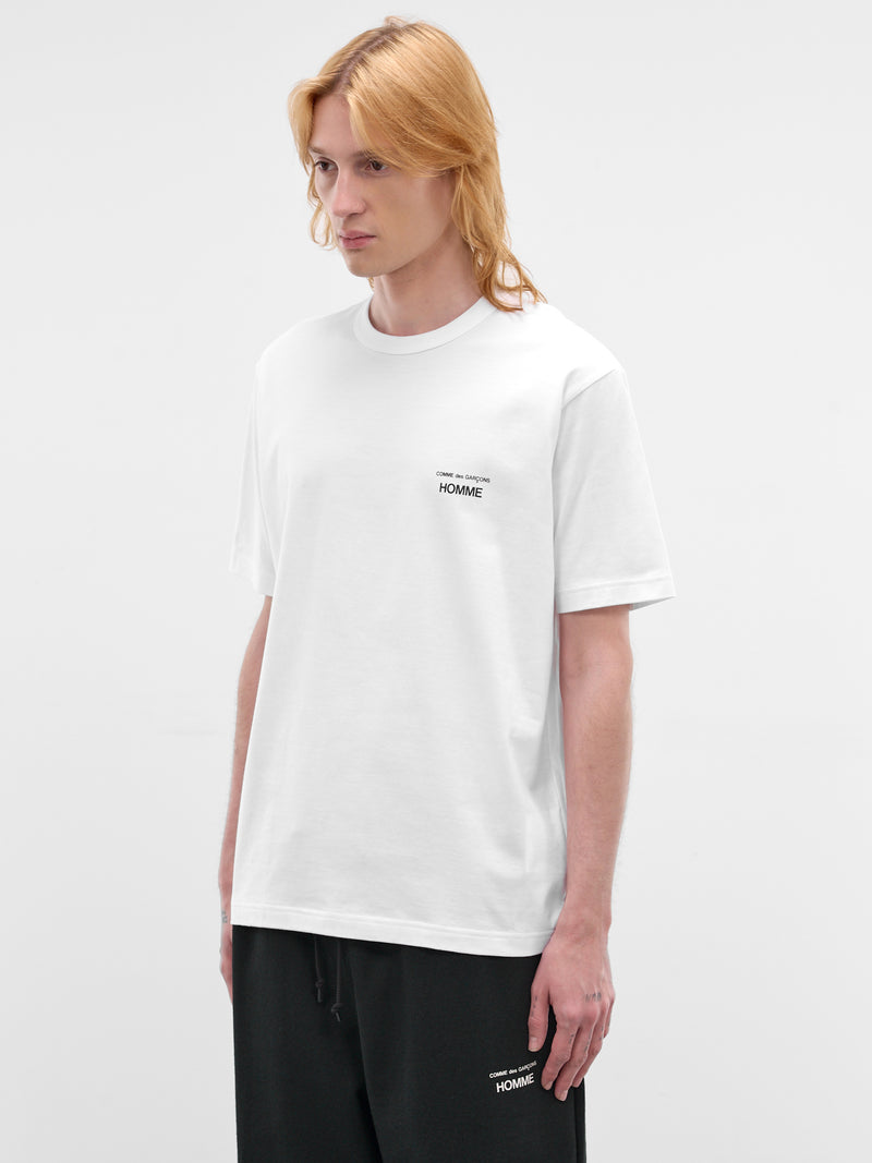 White Short Sleeve Logo Tee (HQ-T101-S26-WHITE)