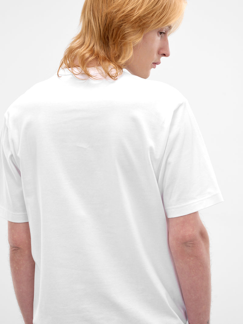 White Short Sleeve Logo Tee (HQ-T101-S26-WHITE)