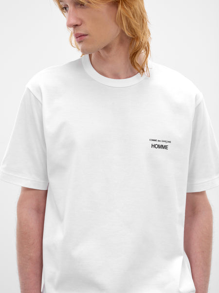 White Short Sleeve Logo Tee (HQ-T101-S26-WHITE)