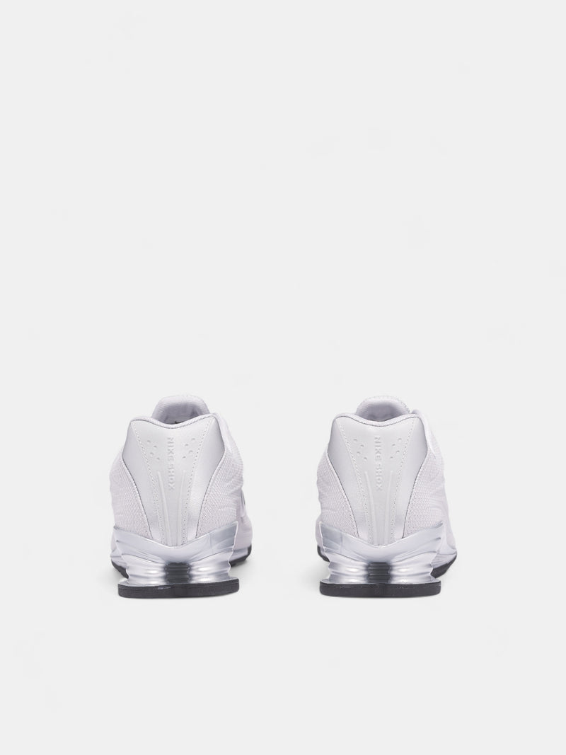 Silver Shox Z Sneakers (HQ7540-001-SILVER-BLACK)