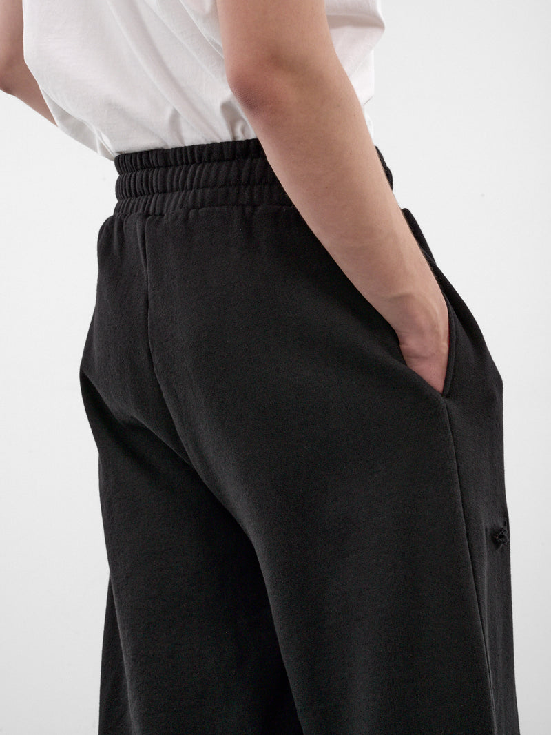 Black Wide Sweatpants (HR10301-BLACK-SS26)