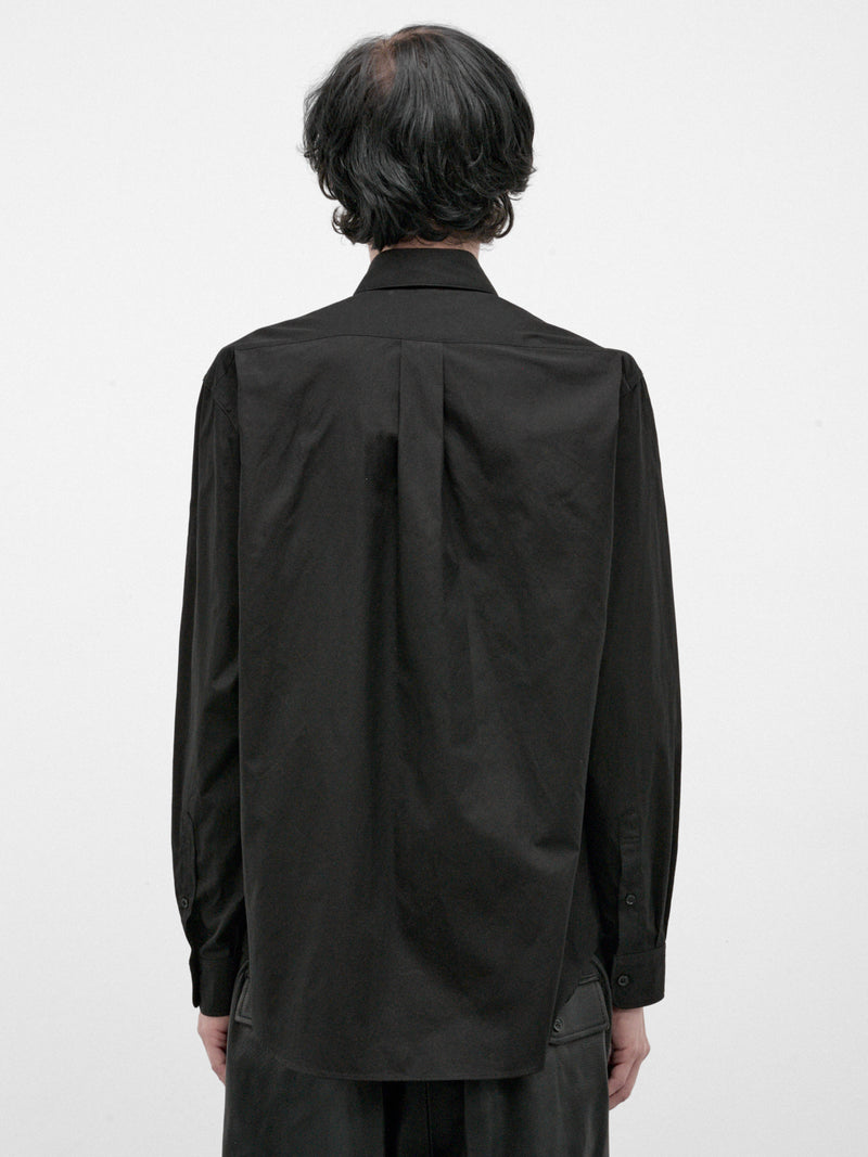 Black Cotton Basic Shirt (HW-B83-050-BLACK)