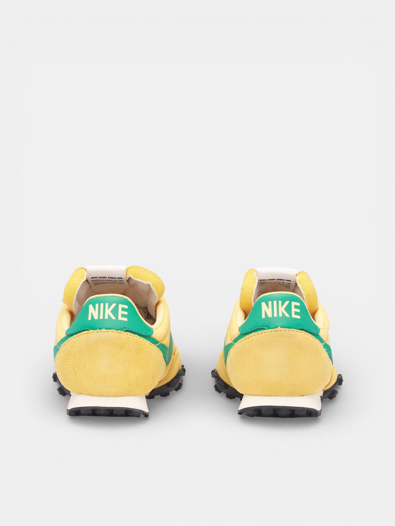 Beige Suede Waffle Racer Sneakers (IM8658-700-YELLOW)