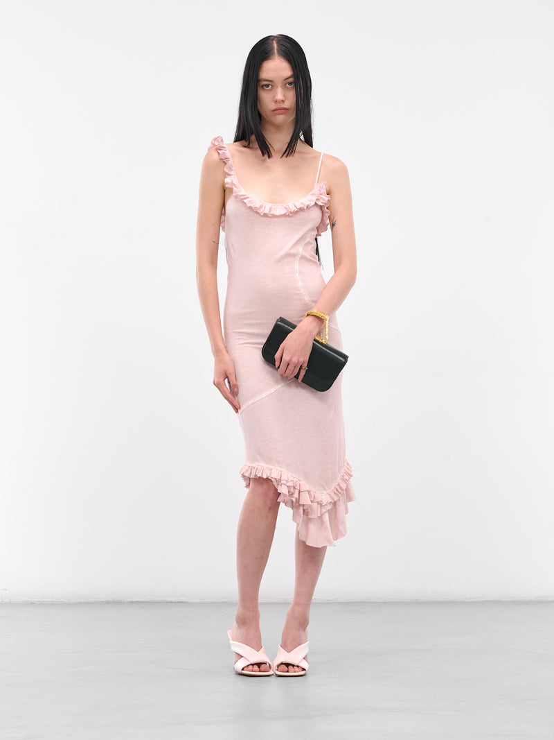 Pink Riva Heeled Mules (827612V3H90-5964-SEASHELL)