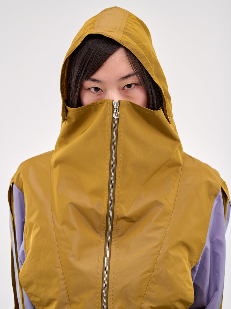 Erro Two-Tone Layered Jacket (J01-22-PATINA-GOLD-LAVENDER)