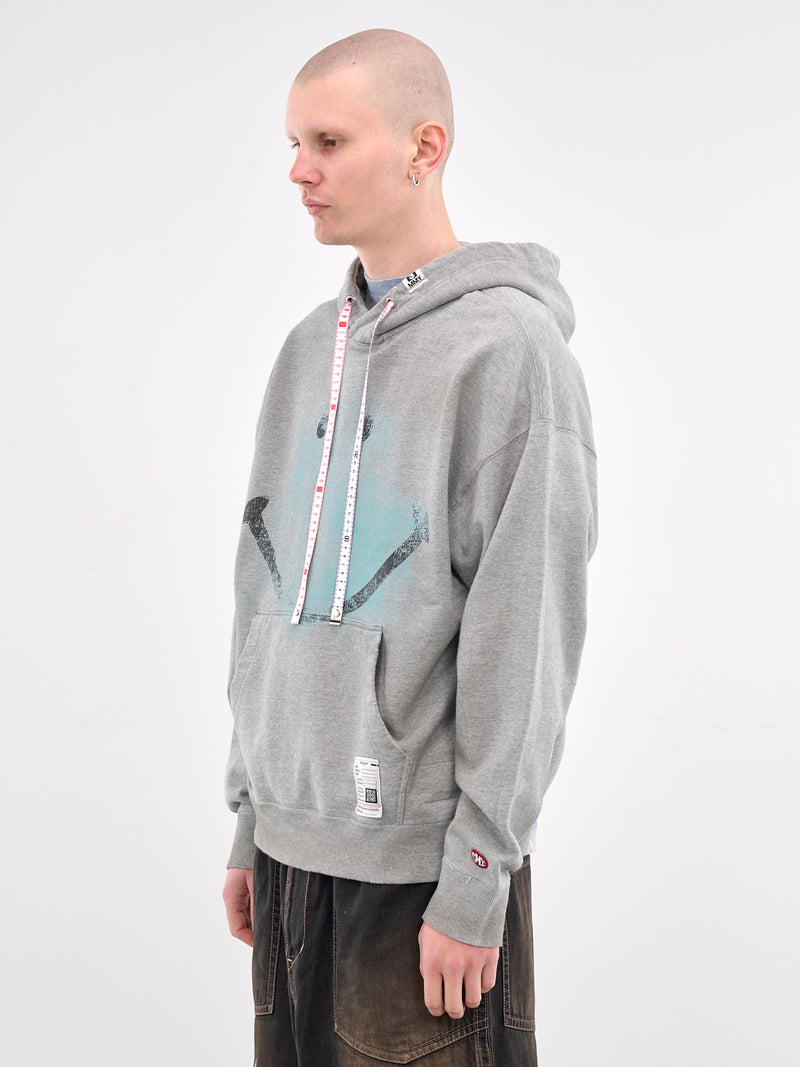 Measuring Tape Hoodie (J14HD731-GRAY)