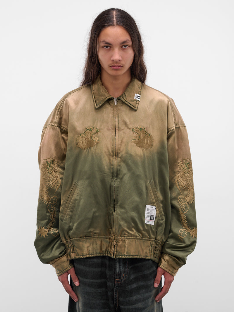 Khaki Embroidered Souvenir Jacket (J15BL142-KHAKI)