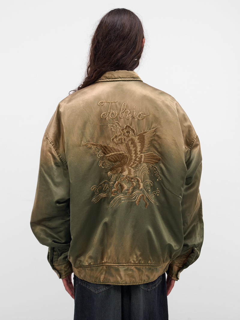 Khaki Embroidered Souvenir Jacket (J15BL142-KHAKI)