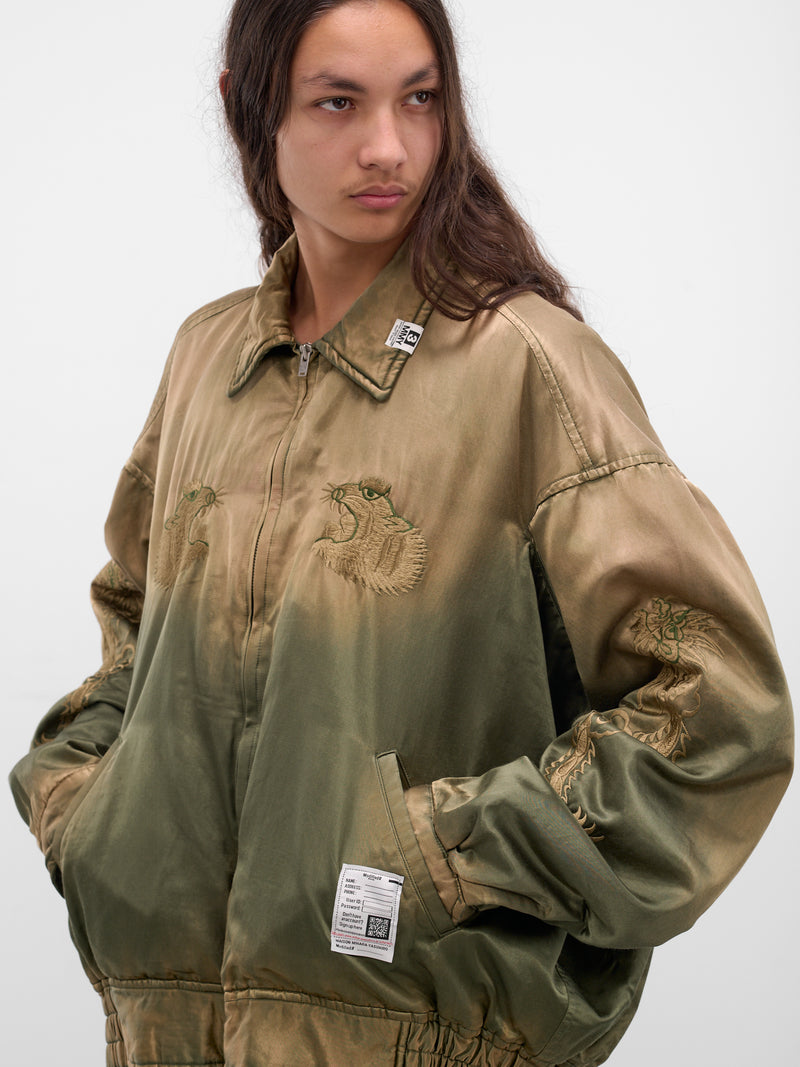 Khaki Embroidered Souvenir Jacket (J15BL142-KHAKI)