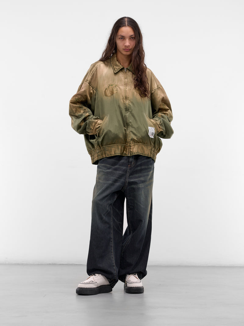 Khaki Embroidered Souvenir Jacket (J15BL142-KHAKI)