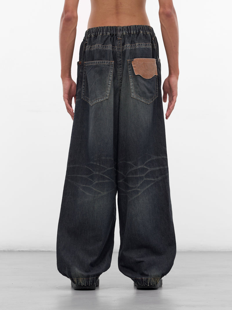 Indigo Baggy Denim Jeans (J15PT123-INDIGO)