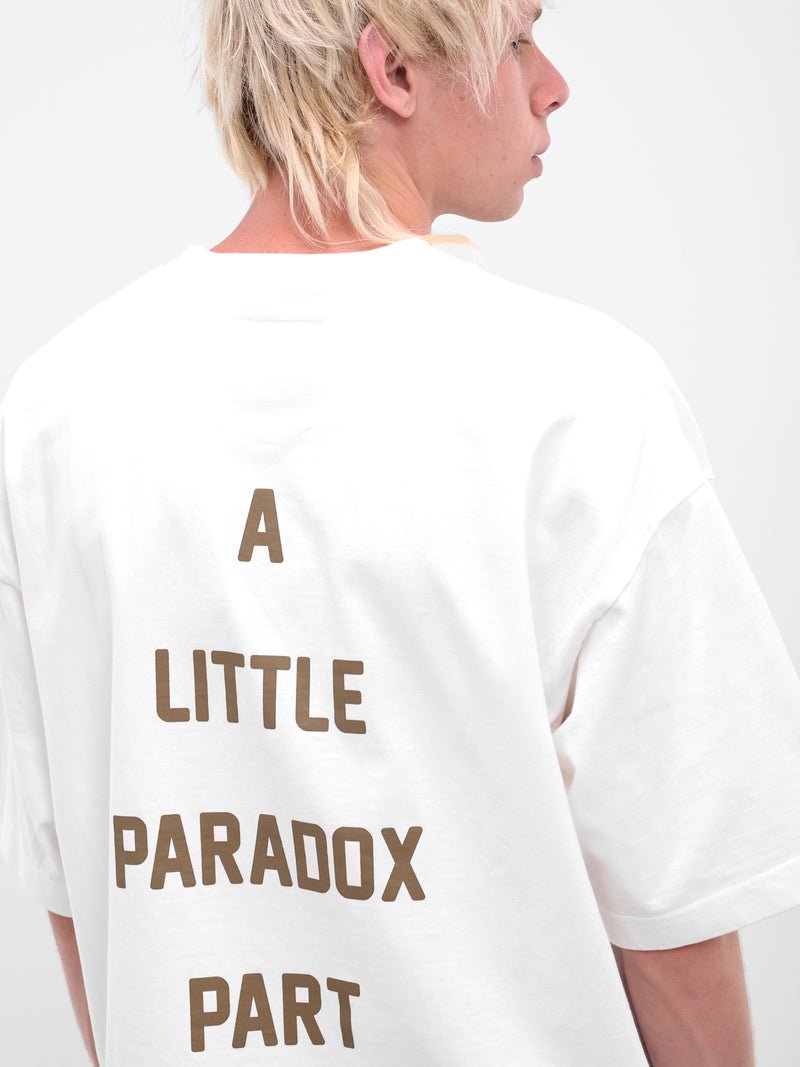 White Cat Graphic Oversized Tee (J15TS762-WHITE)