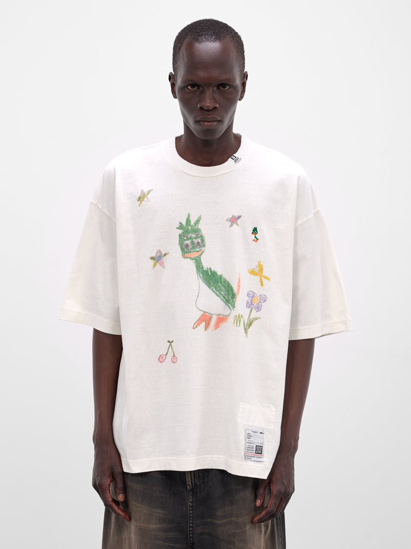 White Leon Kids Graphic Tee (J16TS862-WHITE)